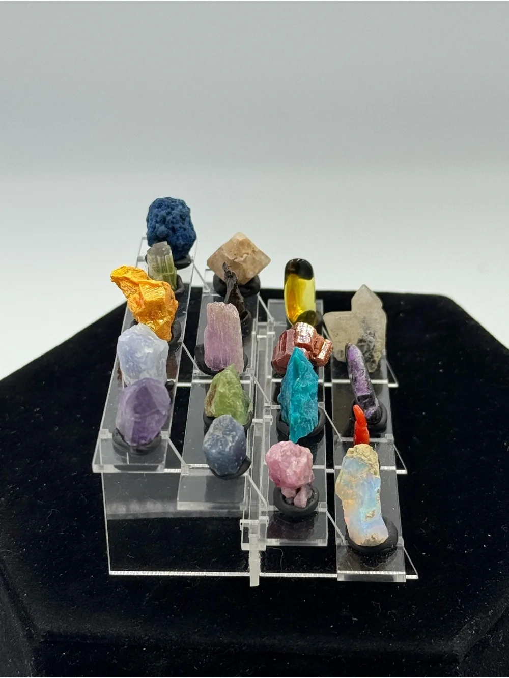 Mini Display with 18 specimens